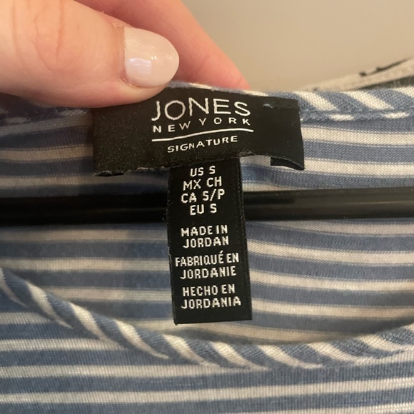 Blue & White Striped Shirt - Picture 2 of 4